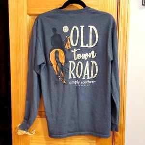 Simply southern old town road shirt Clearance